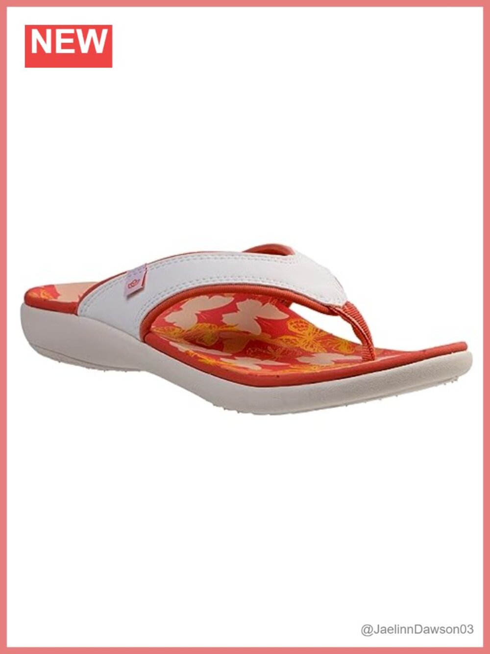 Women's Orthotic Flip Flop Sandals Cushioned Arch Support Comfort